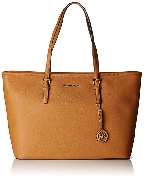 michael kors jet set medium top zip tote black saffiano|michael kors saffiano tote bag.